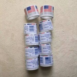 10 Rolls of 100 2023 USPS Forever Stamps Postage- 1000 Total